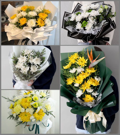 山东青岛平度市旧店镇青山村白事花束代送